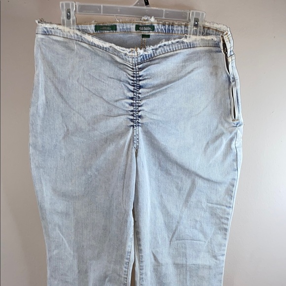 Wild Fable Blue Flare Wide Leg Jeans - Picture 4 of 10